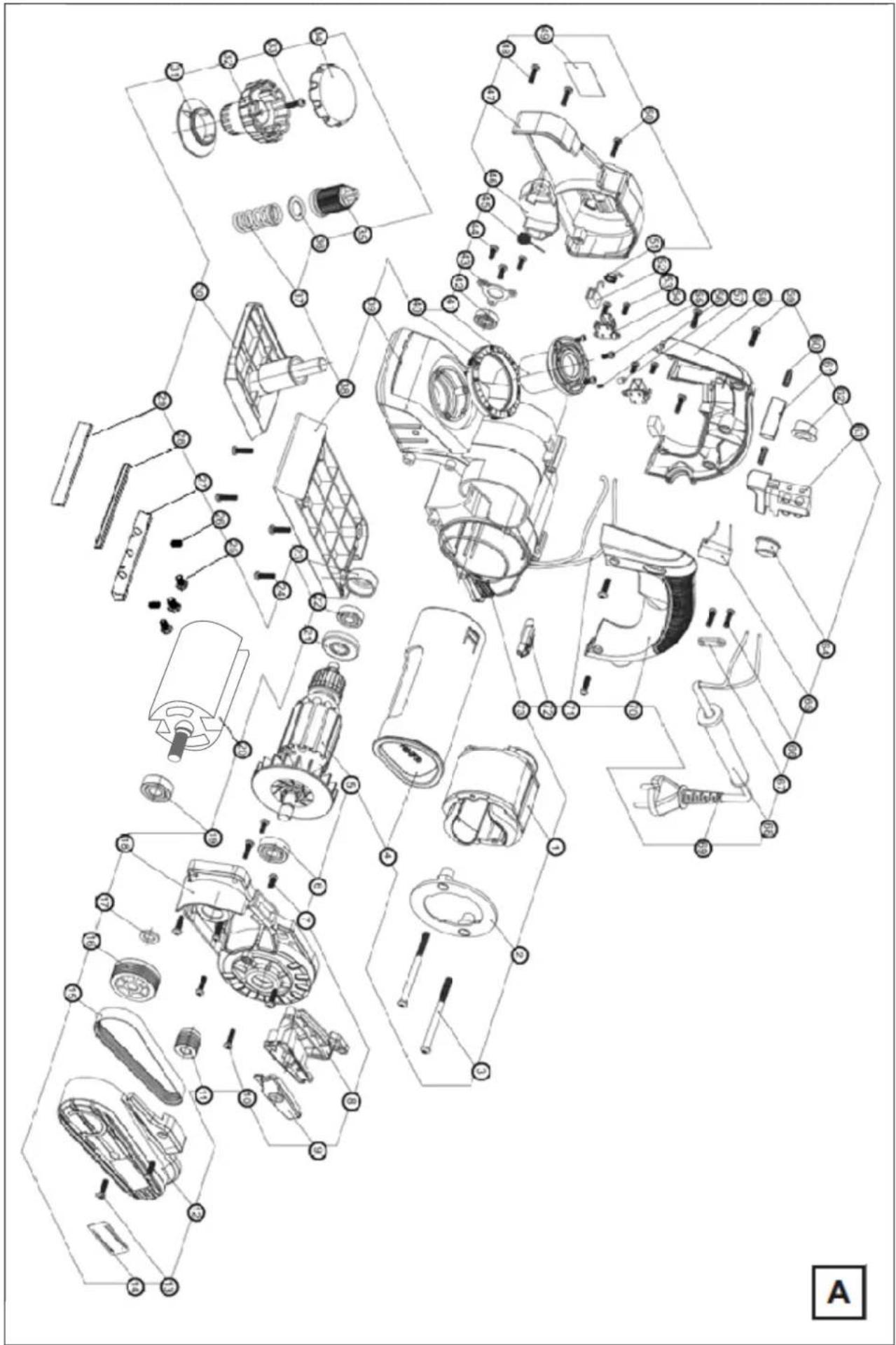 DEDRA DED7967 - DE Elektrischer Hobel - 1