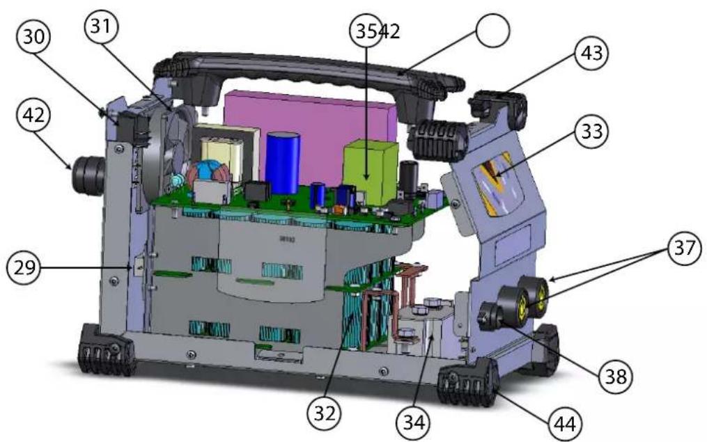 GYS Capatek 66 FV - SCHÉMA ÉLECTRIQUE / CIRCUIT DIAGRAM / SCHALTPLAN / DIAGRAMA ELECTRICO/ ЭЛЕКТРИЧЕСКАЯ СХЕМА / СХЕМА ELETTRICO / СХЕМА ELEKTRISCH - 5