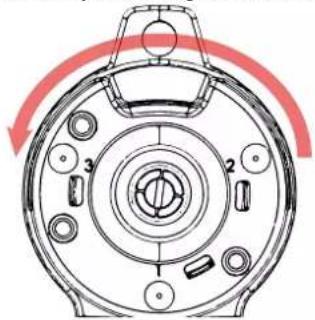 GYS Capatek 66 FV - 1) Rimuovere l'anello del treppiede - 1