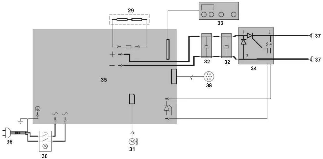 GYS Capatek 66 FV - SCHÉMA ÉLECTRIQUE / CIRCUIT DIAGRAM / SCHALTPLAN / DIAGRAMA ELECTRICO/ ЭЛЕКТРИЧЕСКАЯ СХЕМА / SCHEMA ELETTRICO / ELEKTRISCH SCHEMA - 1