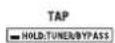 VOX VT100X - TAP-Taste - 1