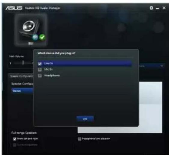 ASUS ProArt Station PD5 PD500TE - ในการเปลี่ยนเป็นการส่งข้อมูลเสียงภายนอก: - 3