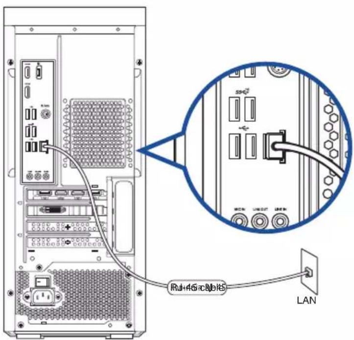 ASUS ProArt Station PD5 PD500TE - ในการเชื่อมต่อผ่าน LAN: - 1