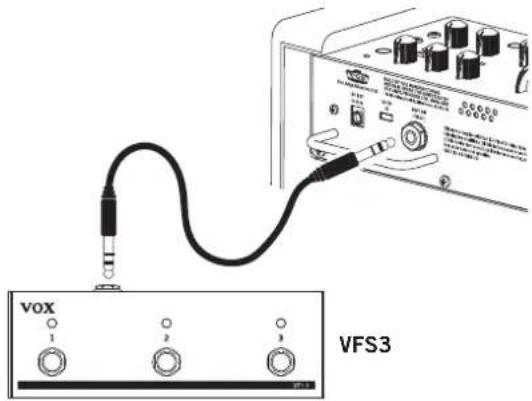 VOX MINI GO 3 - Verwendung des Fußschalters (VOX MINI GO 10/50) - 1