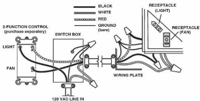 BROAN AE50110DCL - WIRING DIAGRAM - 1