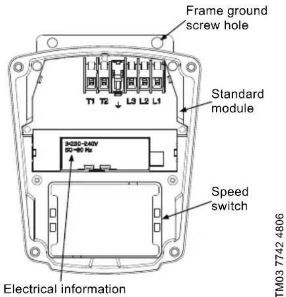 Grundfos UPS 15-35 SUC/TLC - Replacing the terminal box or capacitor - 1
