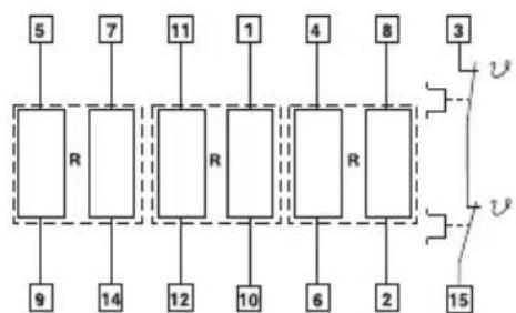 Grundfos UPS 15-35 SUC/TLC - Internal wiring UPS - 3