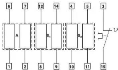Grundfos UPS 15-35 SUC/TLC - Câblage interne UPS - 2