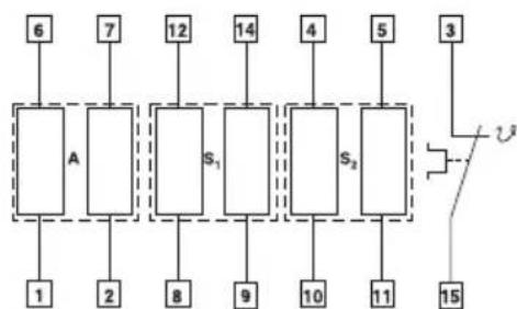 Grundfos UPS 15-35 SUC/TLC - Internal wiring UPS - 2