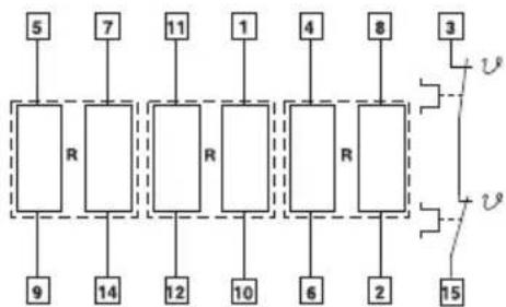 Grundfos UPS 15-35 SUC/TLC - Câblage interne UPS - 3