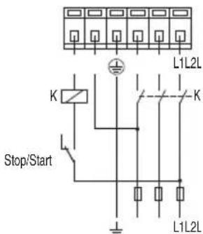 Grundfos UPS 15-35 SUC/TLC - Esquemas de cableado - 1