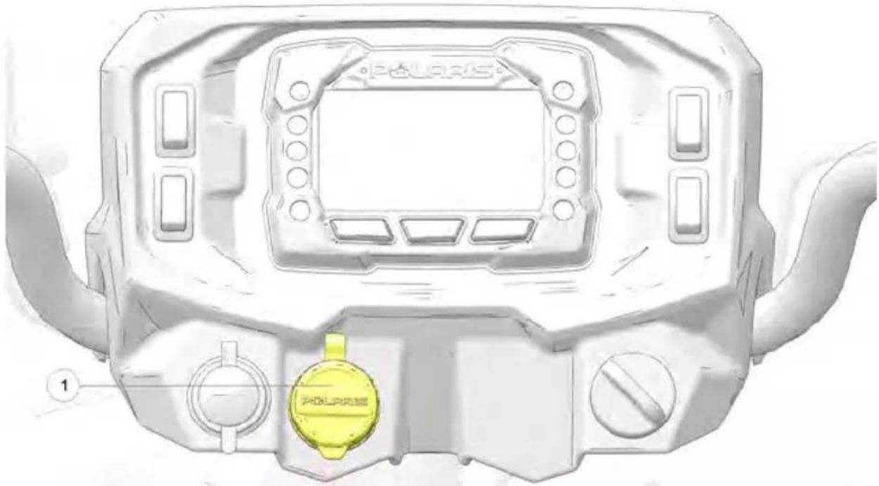 POLARIS Sportsman 570 EPS Military Tan Edition (2023) - BORNE DE CHARGE DE LA BATTERIE - 1