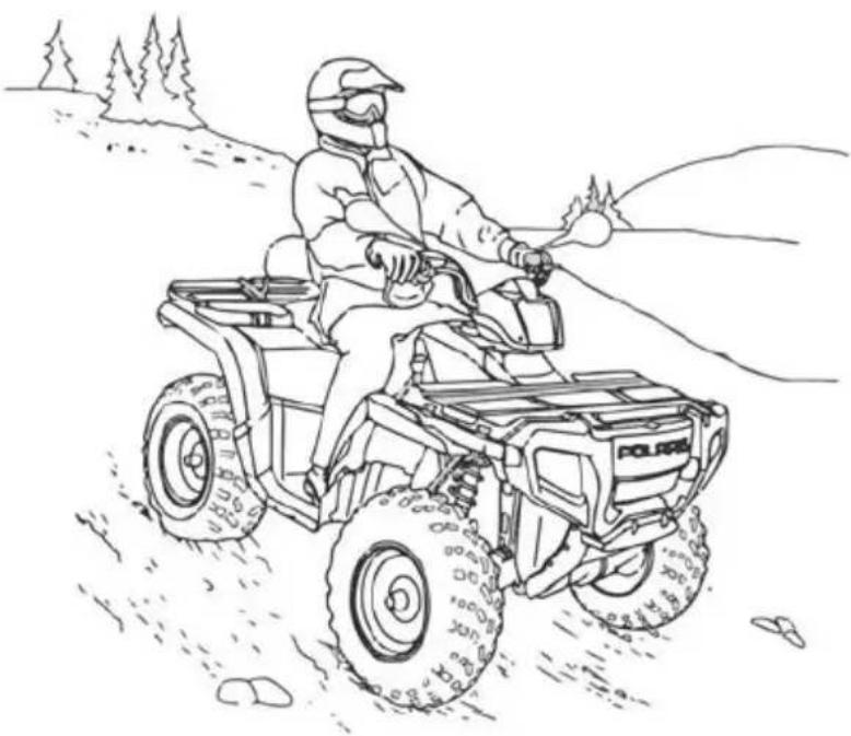 POLARIS Sportsman 570 EPS Premium (2021) - DESCENTE DE PENTE - 1