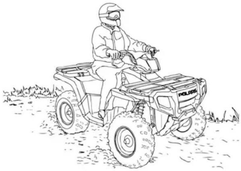 POLARIS Sportsman 570 EPS Premium (2021) - PROCÉDURES DE CONDUITE DU NOUVEAU CONDUCTEUR - 1