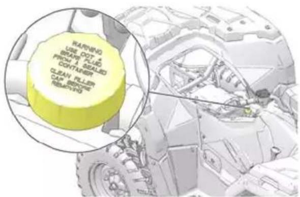 WARNING USE DOT #5 BRAND PLUS PINE #1 SEAL#O CONTAMER CLEAN FILLER CAP BOTTAGE REMOVING