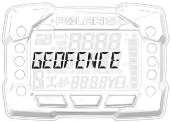 POLARIS GEOFENCE RPM SPEED-TIME RANGEL: 400 rpm/100 MHz 88:88:00