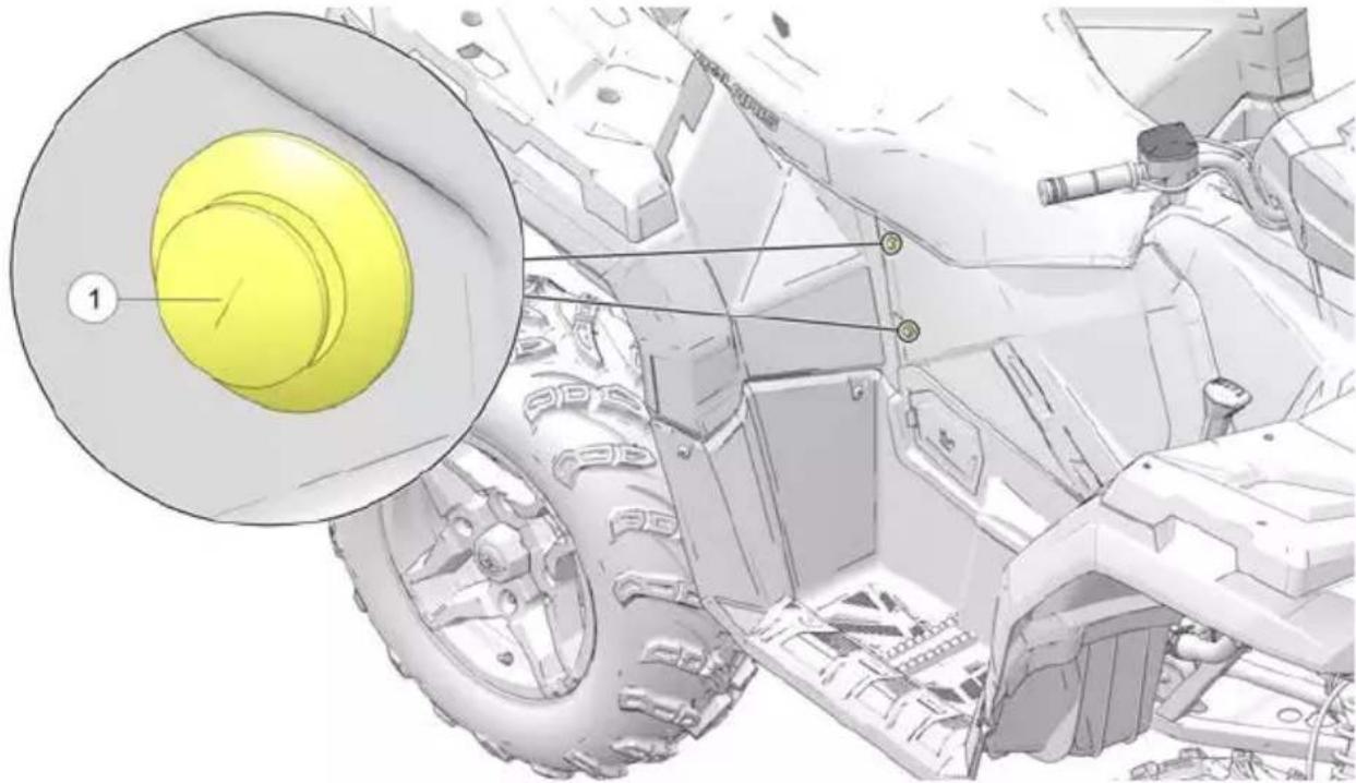 POLARIS Sportsman 570 EPS Premium (2021) - RETRAIT DU PANNEAU LATÉRAL - 1
