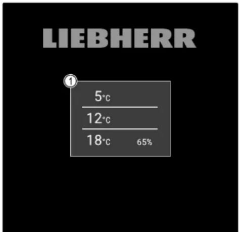 LIEBHERR WPgbi 7473 - Στοιχεία χειρισμού και ενδείξεων - 2
