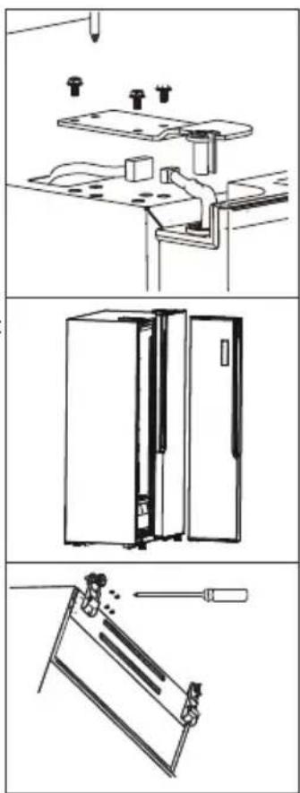 CANDY CHSBSV 5172EXKN - Retrait des portes - 2