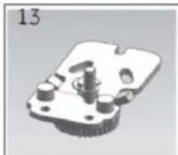 CANDY CUQS 58EWK - Összeszerelési lépések (9.6. ábra): - 1