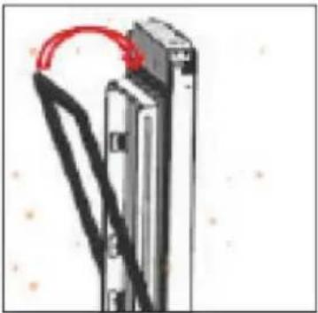 CANDY CUQS 58EWK - Limpeza do vedante da porta - 2