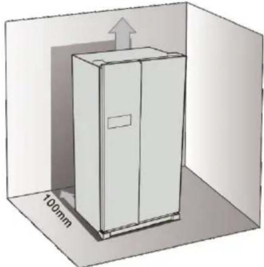 CANDY CHSBSV 5172EBKN - Space Requirement - 1