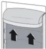 CANDY CHSBSV 5172EBKN - Positioning the door balconies - 1