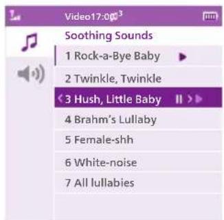 PHILIPS Avent SCD881 - Sélection du son apaisant - 5