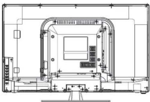 DEXP H28C3000E - Установка и крепление телевизора с помощью настенных кронштейнов - 1