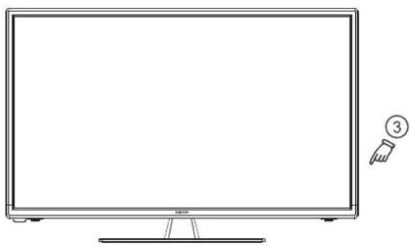 DEXP H28C3000E - Включение телевизора - 1