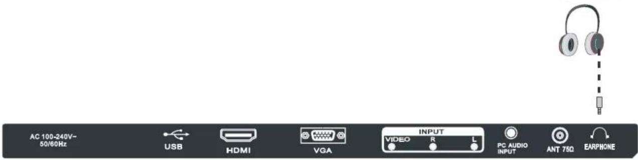 DEXP H24C3000E - Выход для наушников - 1