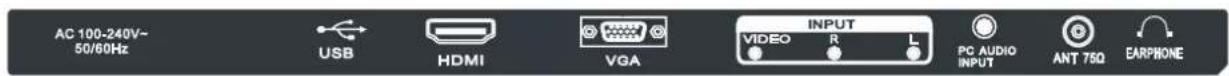 DEXP H24C3000E - Вход USB - 2