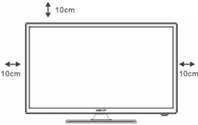 DEXP H24C3000E - Установка телевизора - 1