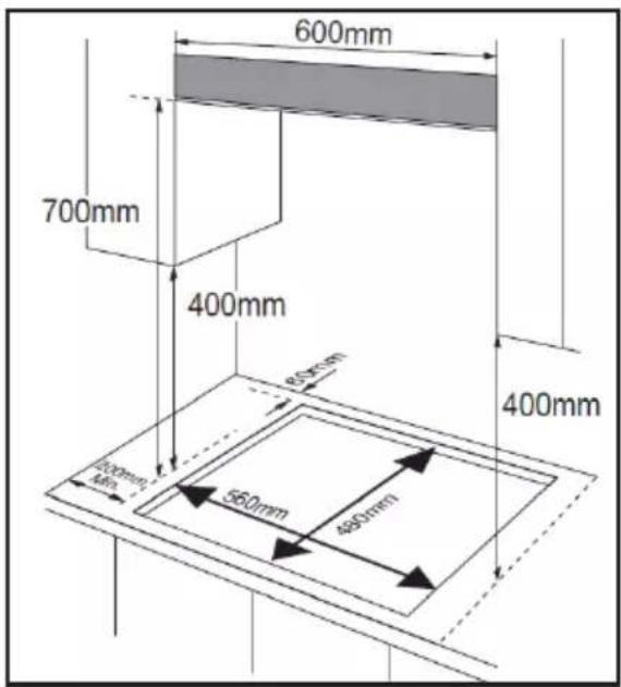 TAURUS CG4HN/B - HOW TO PLACE THE APPLIANCE: - 1