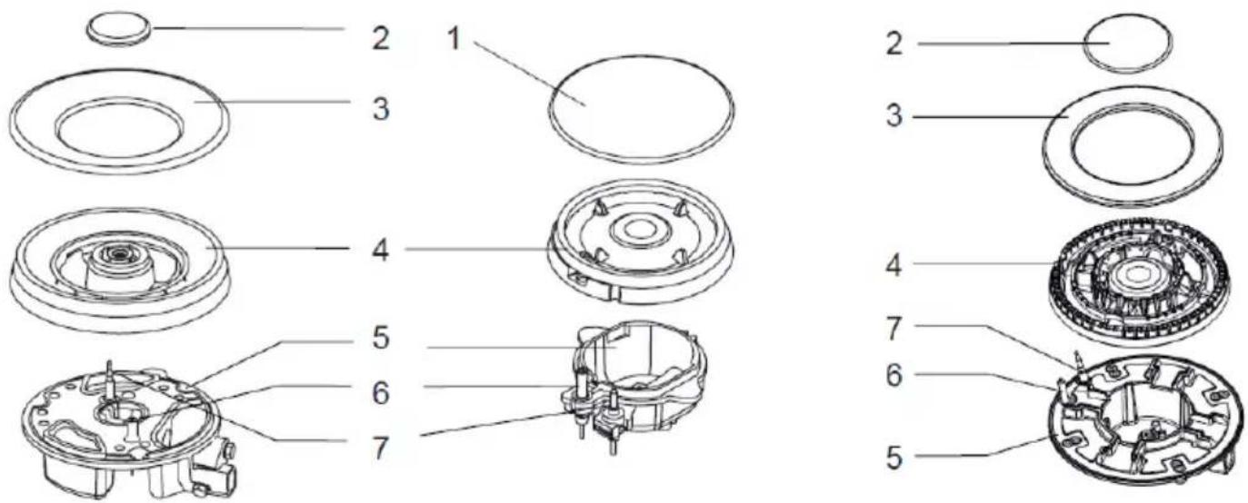 TAURUS CG4HN/B - BURNERS - 1
