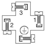 Testo 6740 - Affectation des bornes - 1