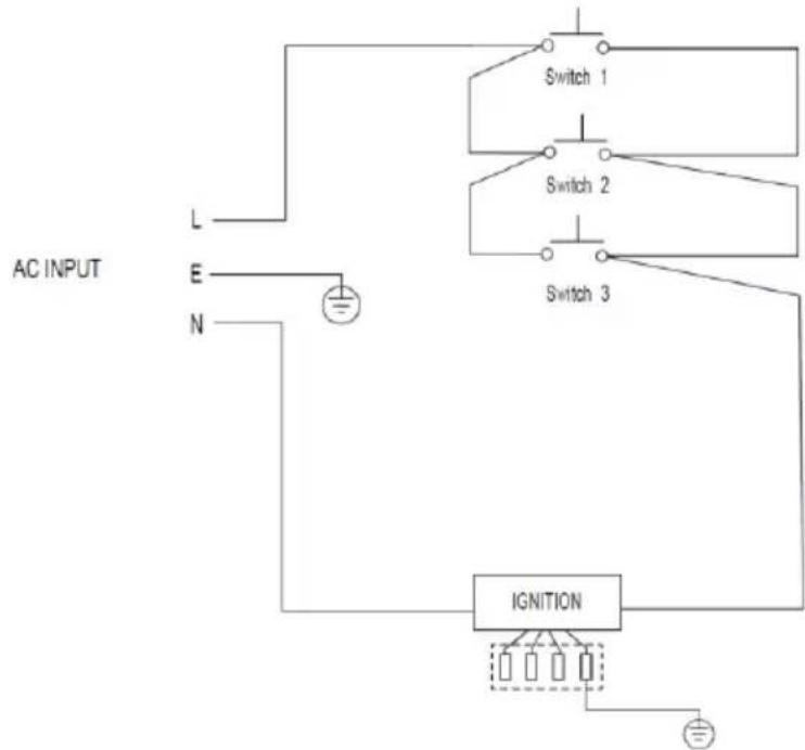 TAURUS CG3HN/B - ESQUEMA ELÉCTRICO - 1