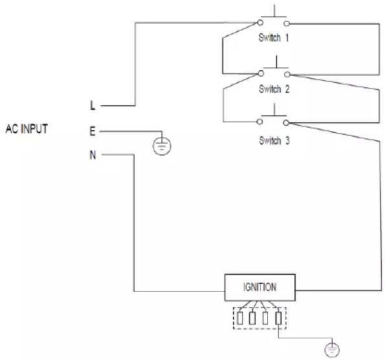 TAURUS CG3HN/B - ESQUEMA ELÉTRICO - 1