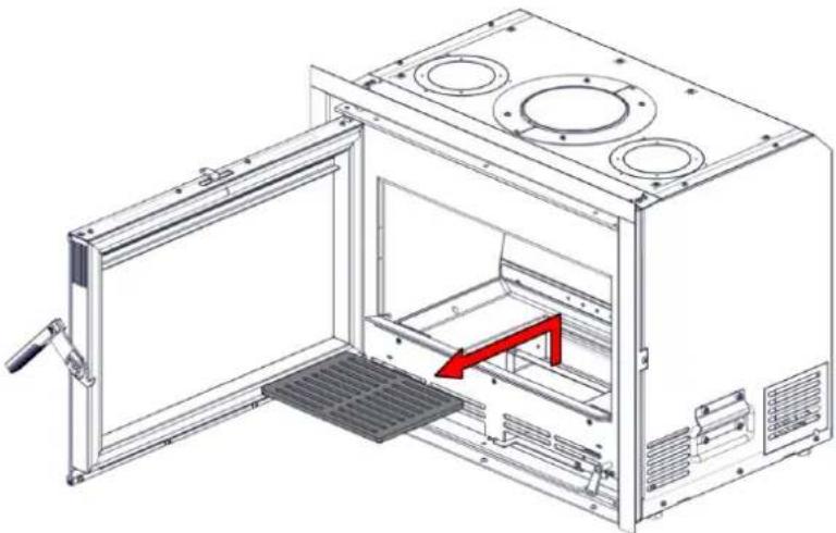 EDILKAMIN FIREBOX EVO 54 - Entretien quotidien - 1