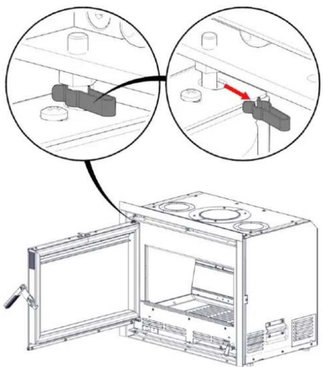 EDILKAMIN FIREBOX EVO 54 - Porte de foyer réversible - 1