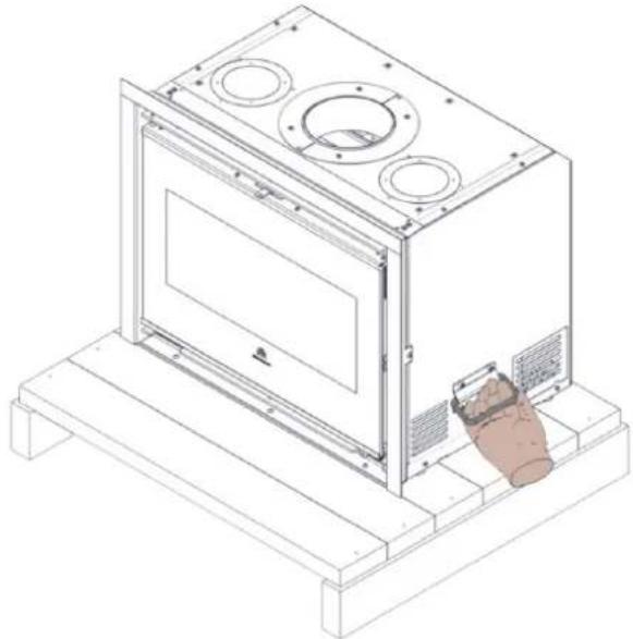 EDILKAMIN FIREBOX EVO 54 - Poignées pour le déplacement - 1