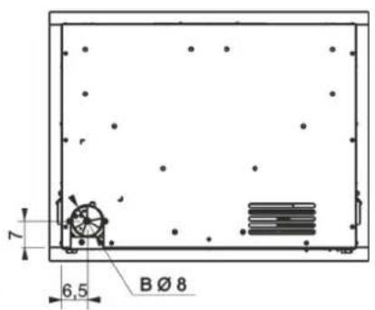 7 6,5 B Ø 8