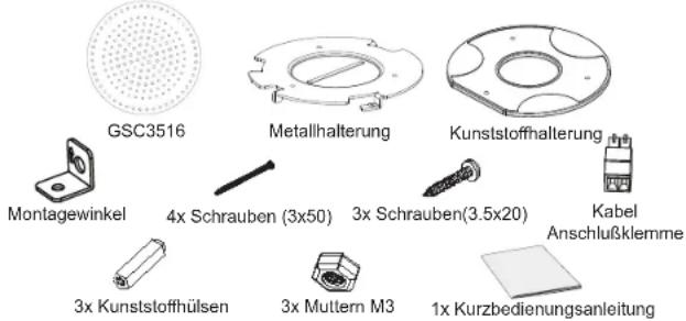 GRANDSTREAM GSC3516 - VORSICHTSMAßNAHMEN - 1