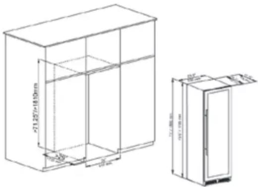Avanti WCD176SZ3S - ÿ BUILT – IN CABINET INSTRUCTIONS - 1