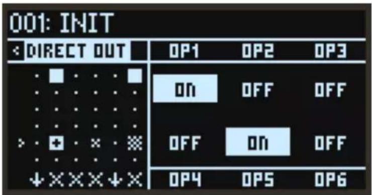 KORG Opsix module - DIRECT OUT - 1