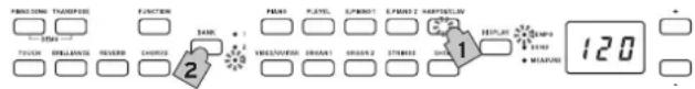 KORG Poetry - Playing a single sound (Single Mode) - 1