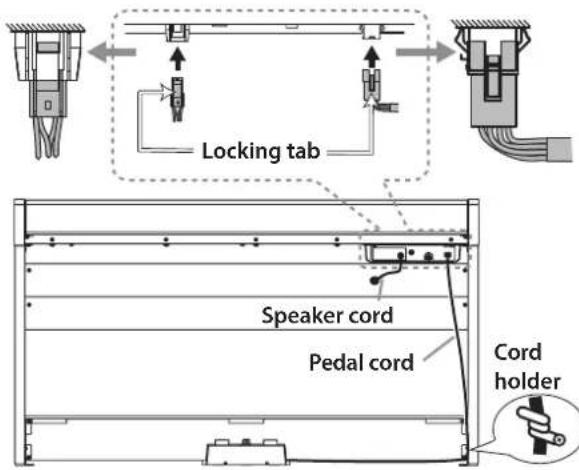 KORG Poetry - Insert the pedal unit into the pedal board, and then fasten it by pressing a push rivet into the hole (above the cutout) at the rear of the pedal board. - 11