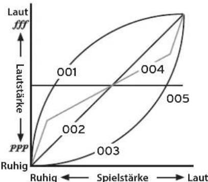KORG Poetry - Einstellung des Anschlags - 2