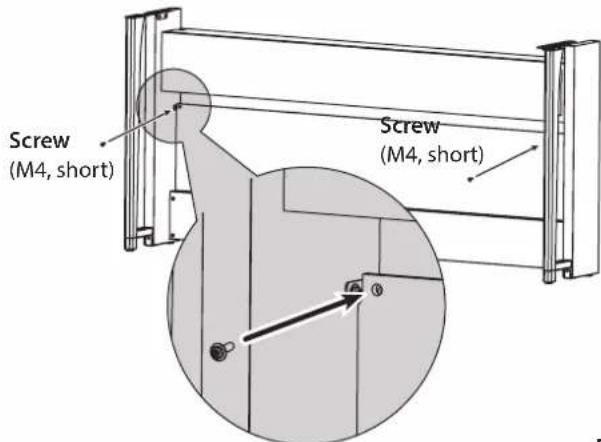 KORG Poetry - Insert the pedal unit into the pedal board, and then fasten it by pressing a push rivet into the hole (above the cutout) at the rear of the pedal board. - 9