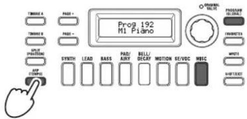 KORG KingKorg NEO - アルペジオ演奏をする - 1